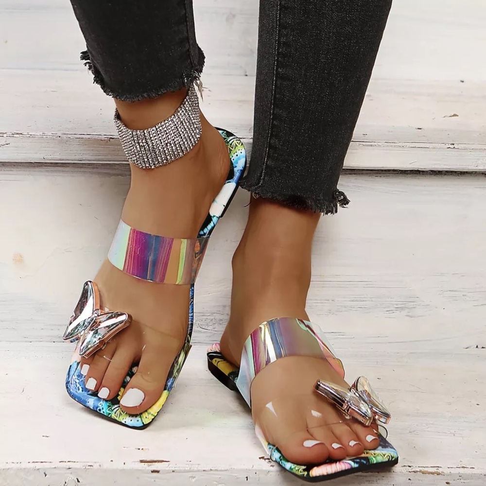 Women butterfly Sandal Indoor&outdoor Flip-flops